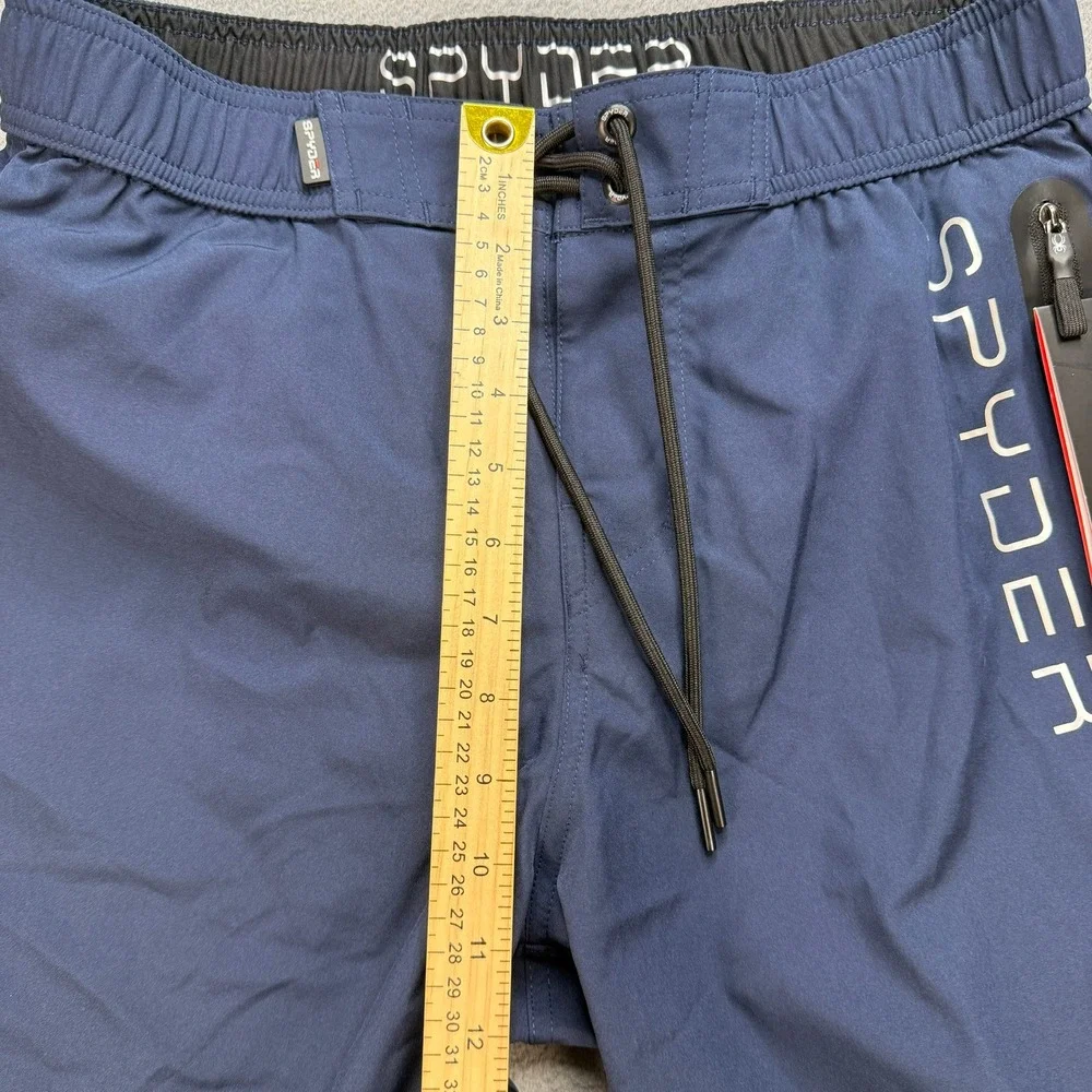 Spyder Surf Sand Sun Board Shorts Regular Fit Small Navy Blue UV Protection Swim